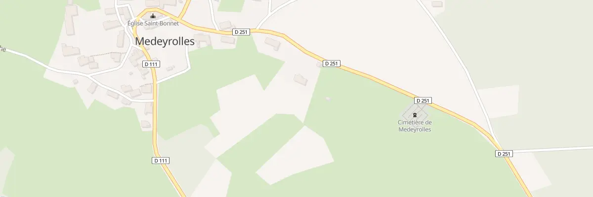 Plan du 5154 Le Bourg à Medeyrolles
