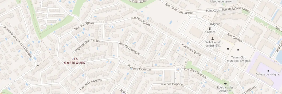 Plan du 17 Rue de l’Estragon à Juvignac