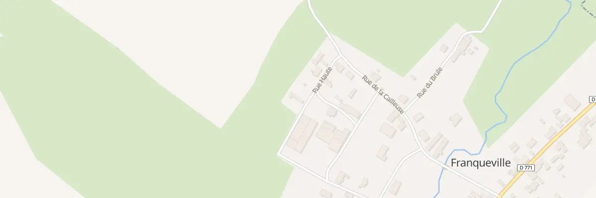 Plan du 4 Rue Haute à Franqueville