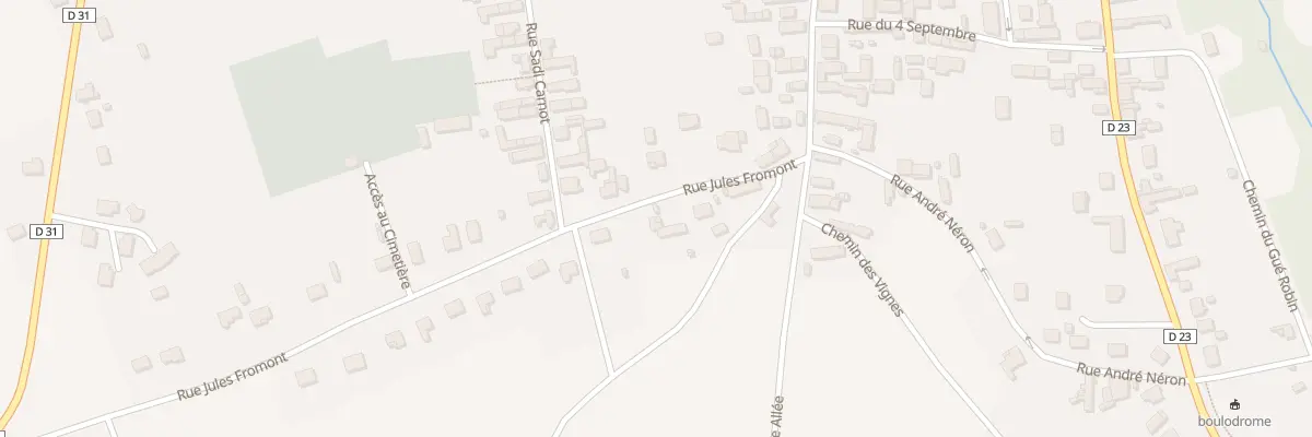 Plan du 5 Rue Jules Fromont à Estissac