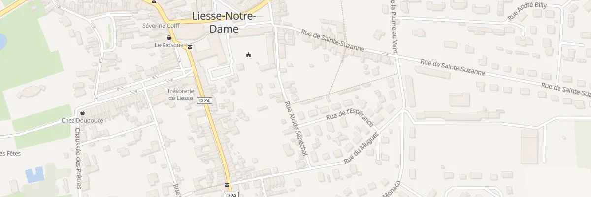 Plan du 23 Rue Alcide Senechal à Liesse-Notre-Dame