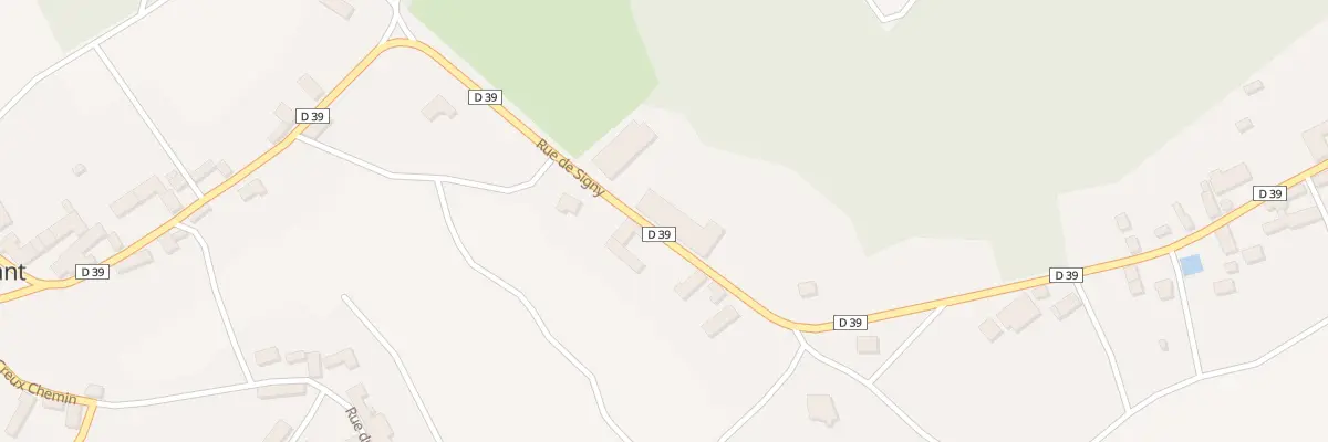 Plan du 5012 Rue de Signy à Allemant