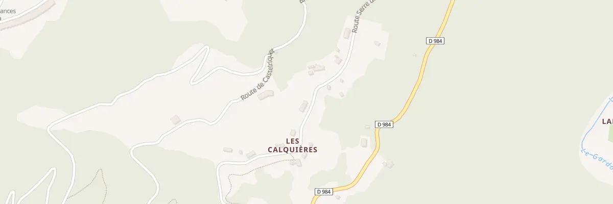 Plan du 5299 Les Calquieres à Saint-Germain-de-Calberte