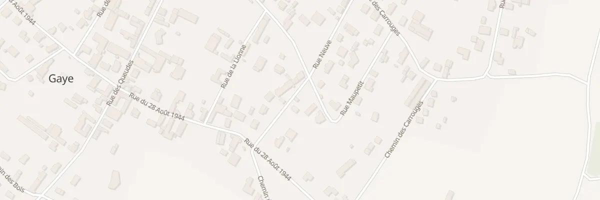 Plan du 9 Rue Neuve à Gaye