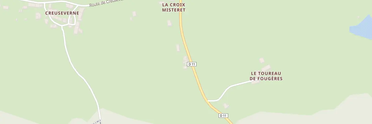 Plan du 34 Rte de Saint-Péreuse à Dun-sur-Grandry