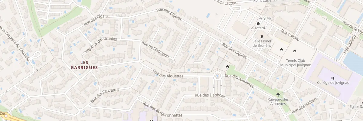 Plan du 50 Rue de l’Estragon à Juvignac