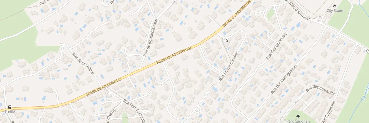 Plan du 30 Rte de Montferrier à Grabels