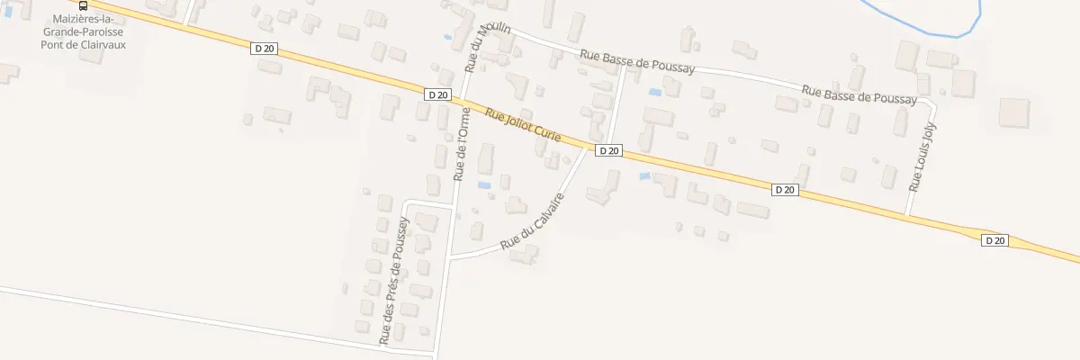 Plan du 62 Rue Joliot Curie à Maizières-la-Grande-Paroisse