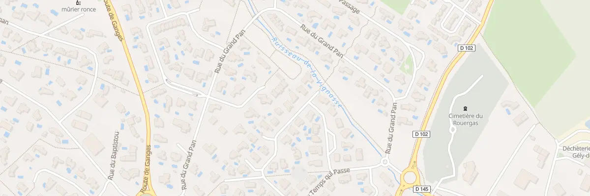 Plan du 233 Rue des Amours d’Antan à Saint-Gély-du-Fesc