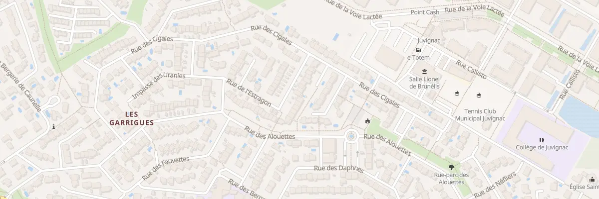 Plan du 56 Rue de l’Estragon à Juvignac
