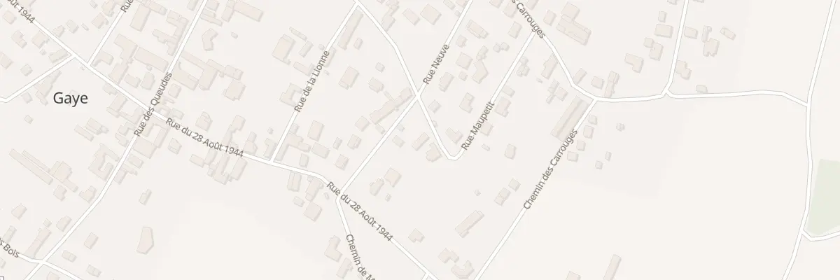 Plan du 2 Rue Maupetit à Gaye
