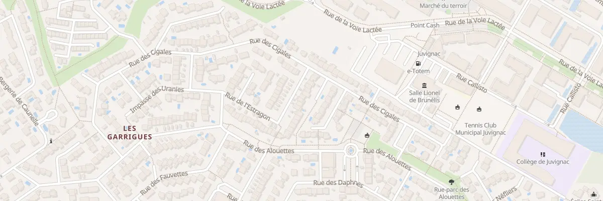 Plan du 62 Rue de l’Estragon à Juvignac