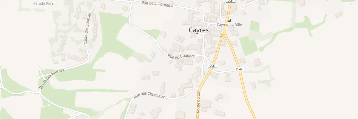 Plan du 11 Rue du Couderc à Cayres