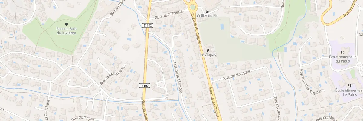 Plan du 104 Rue de la Clairiere à Saint-Gély-du-Fesc