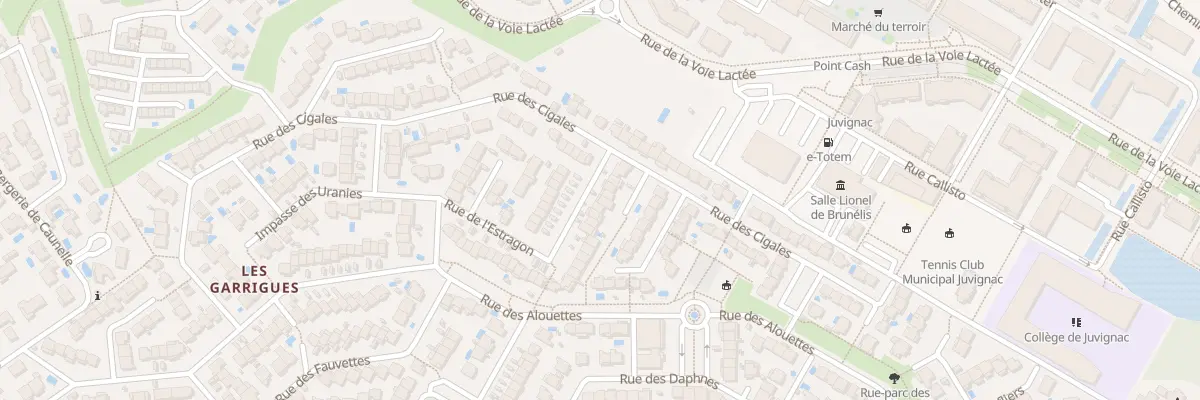 Plan du 66 Rue de l’Estragon à Juvignac