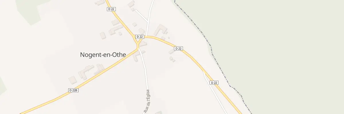 Plan du 11 Rte de Vosnon à Nogent-en-Othe