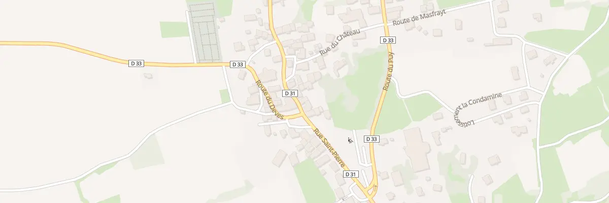 Plan du 2 Pl de l’Église à Cayres