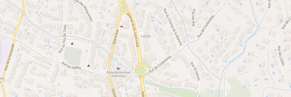 Plan du 10 Rue des Lavandins à Saint-Gély-du-Fesc