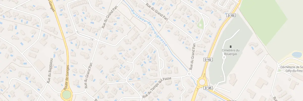 Plan du 214 Rue des Amours d’Antan à Saint-Gély-du-Fesc