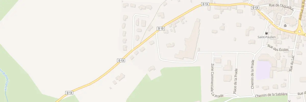 Plan du 9002 Av de la Rochelambert à Saint-Paulien