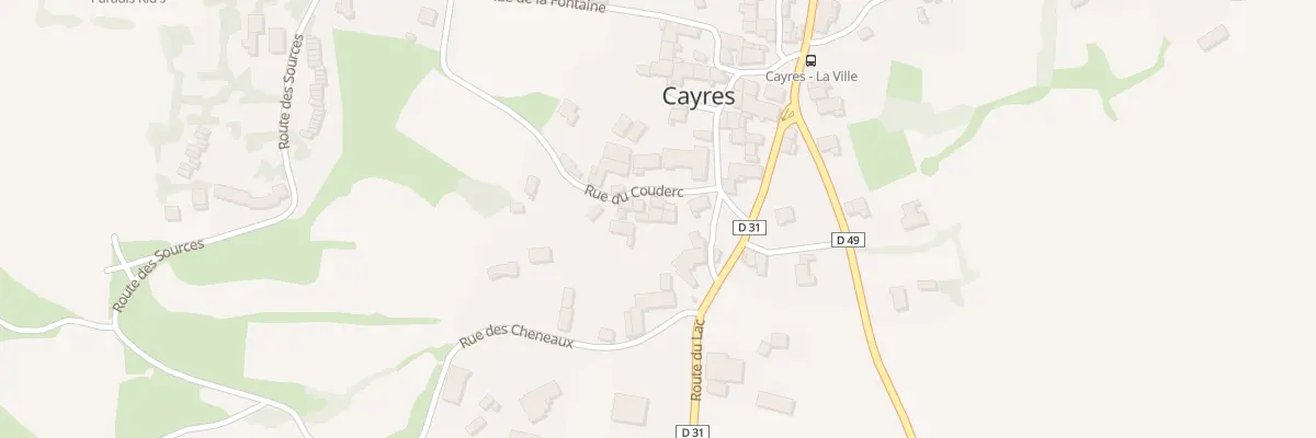 Plan du 7 Rue du Couderc à Cayres