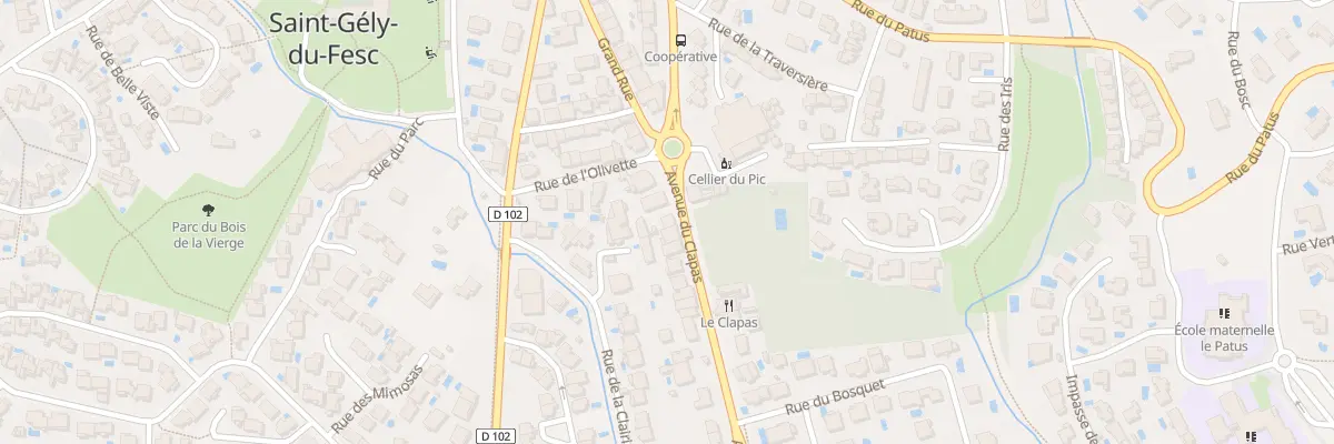Plan du 42 Av du Clapas à Saint-Gély-du-Fesc