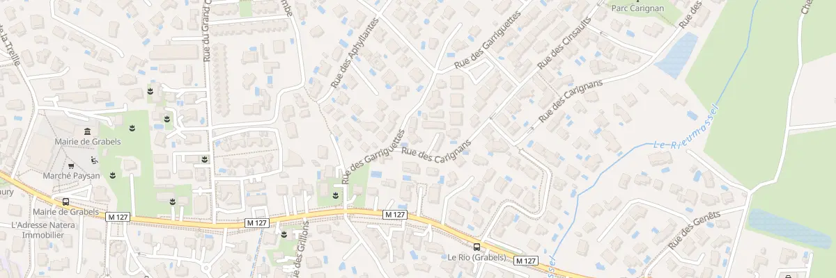 Plan du 4 Rue des Garriguettes à Grabels