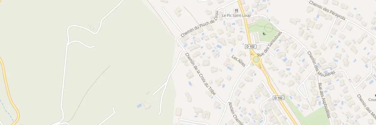 Plan du 5805 Che du Pioch de Lirou aux Matelles