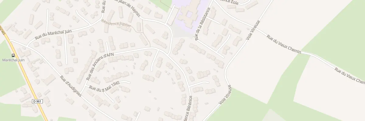 Plan du 55 Res Bérénice à Bavay