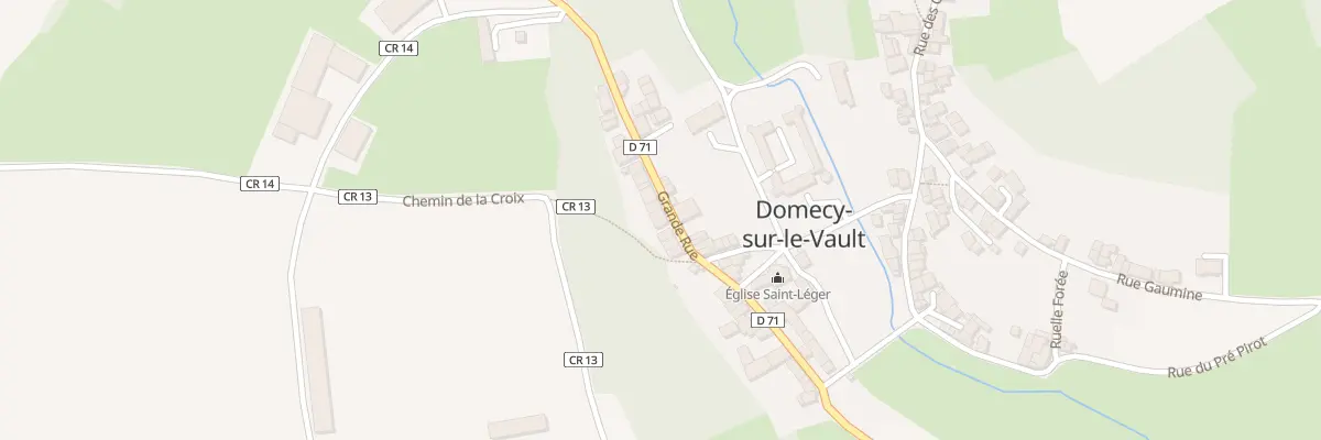 Plan du 19 Vc Grande Rue à Domecy-sur-le-Vault