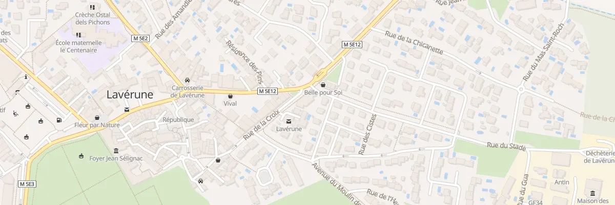 Plan du 20 Rue de la Croix à Lavérune