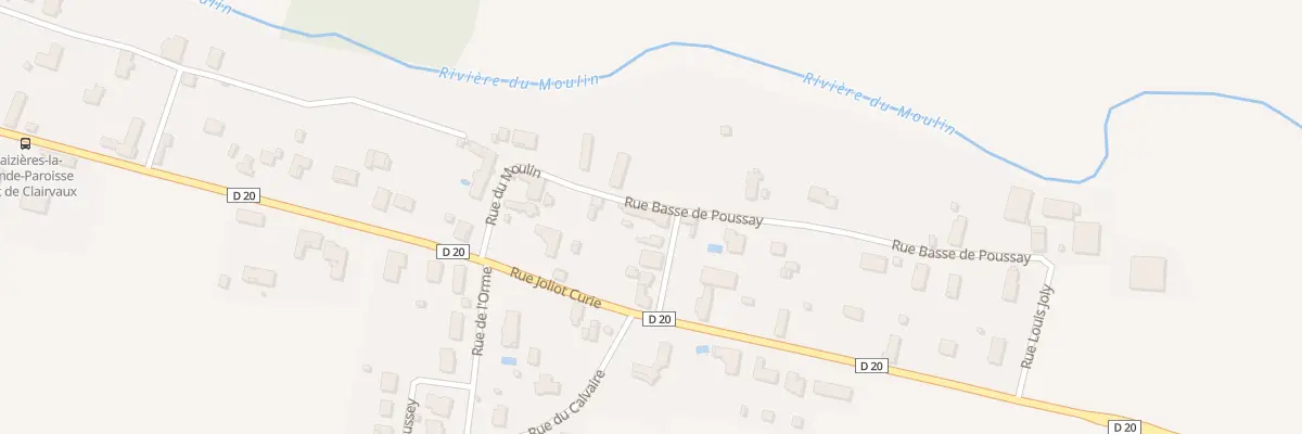 Plan du 22 Rue du Moulin à Maizières-la-Grande-Paroisse