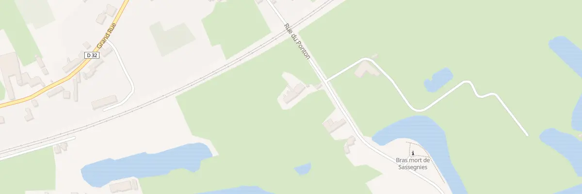 Plan du 268 Rue du Ponton à Sassegnies