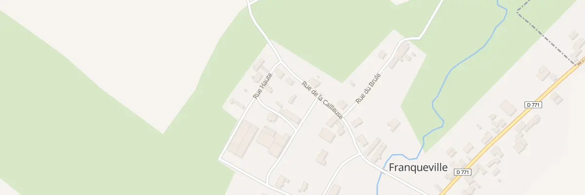Plan du 7 Rue de la Cailleuse à Franqueville