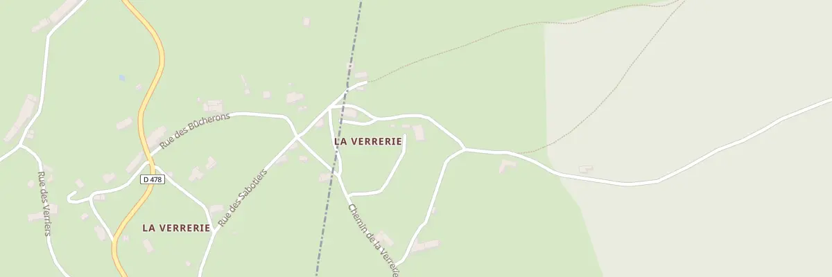 Plan du 492 Che de la Verrerie à Saint-Rirand