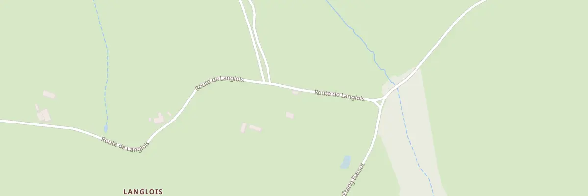 Plan du 49 Langlois à Saint-Seine