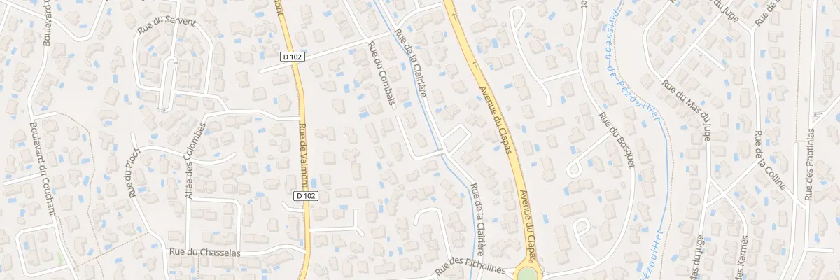 Plan du 125 Rue des Combals à Saint-Gély-du-Fesc