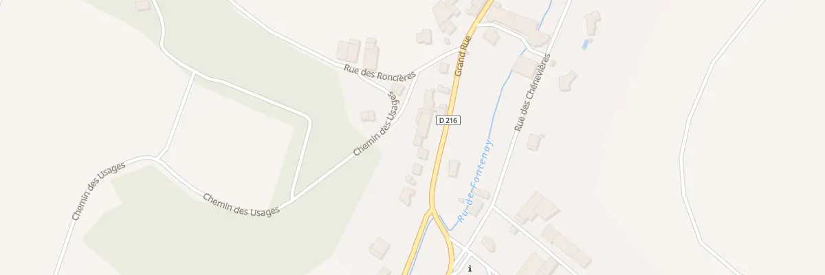 Plan du 3 Gr Grand Rue à Fontenay-près-Chablis