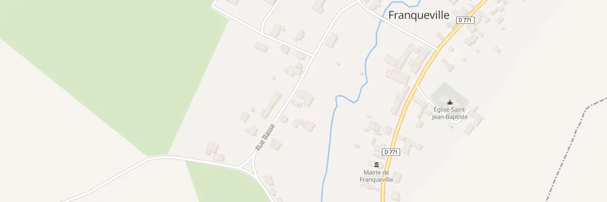 Plan du 14 Rue Basse à Franqueville