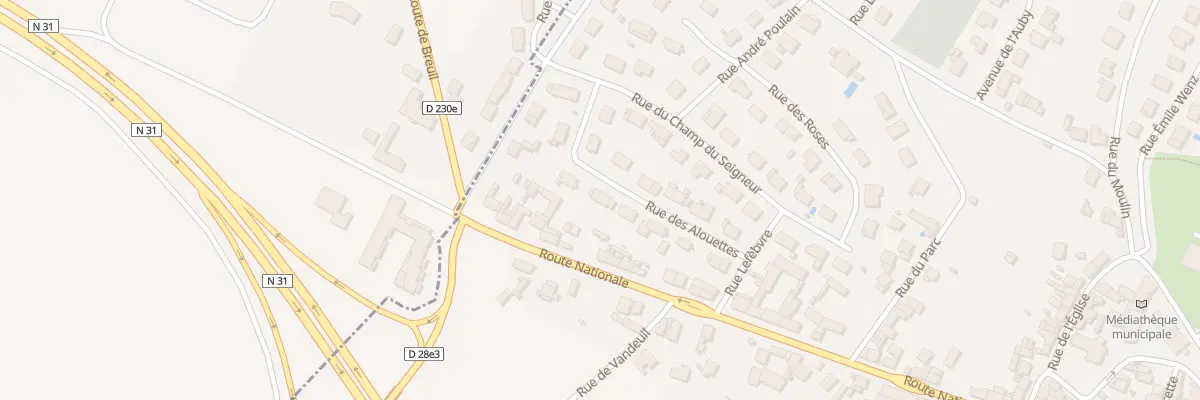 Plan du 8 Rue des Alouettes à Jonchery-sur-Vesle