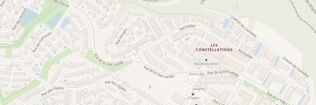 Plan du 573 Rue Jupiter à Juvignac