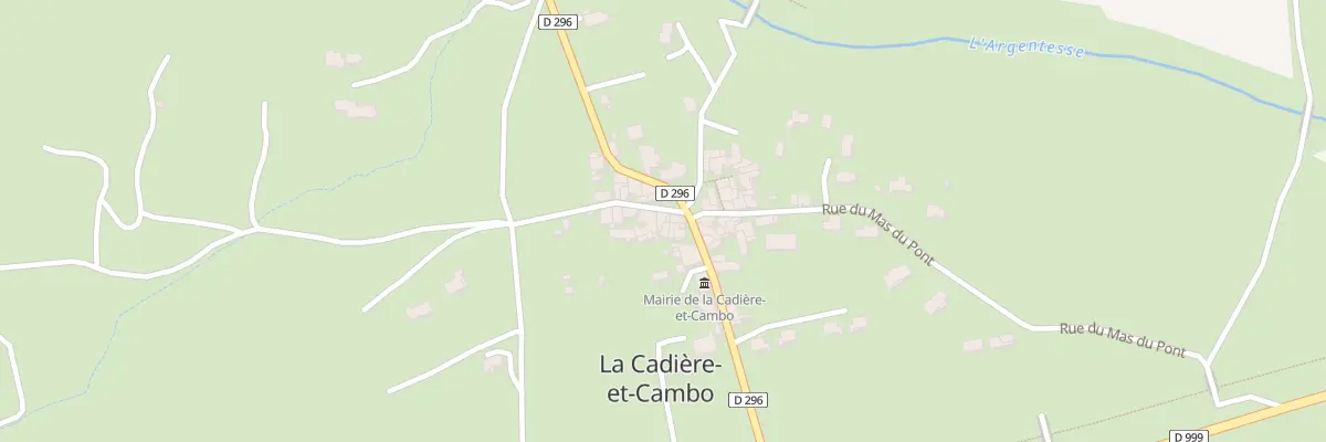 Plan du 5010 Le Village à La Cadière-et-Cambo