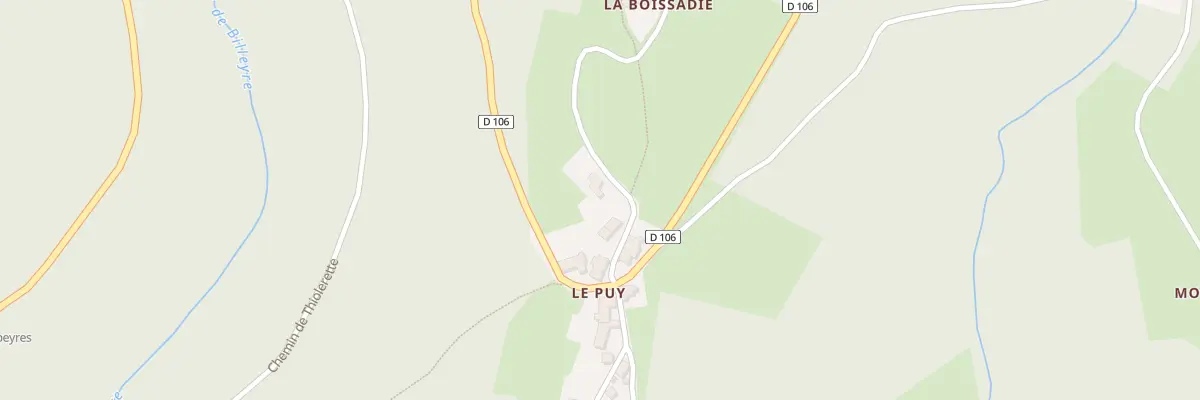 Plan du 5371 Le Puy à Valcivières