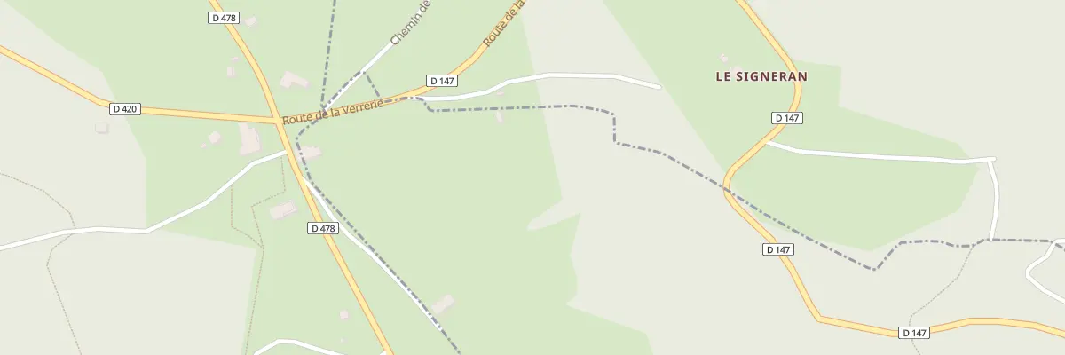 Plan du 5134 Sagnerand à Saint-Rirand
