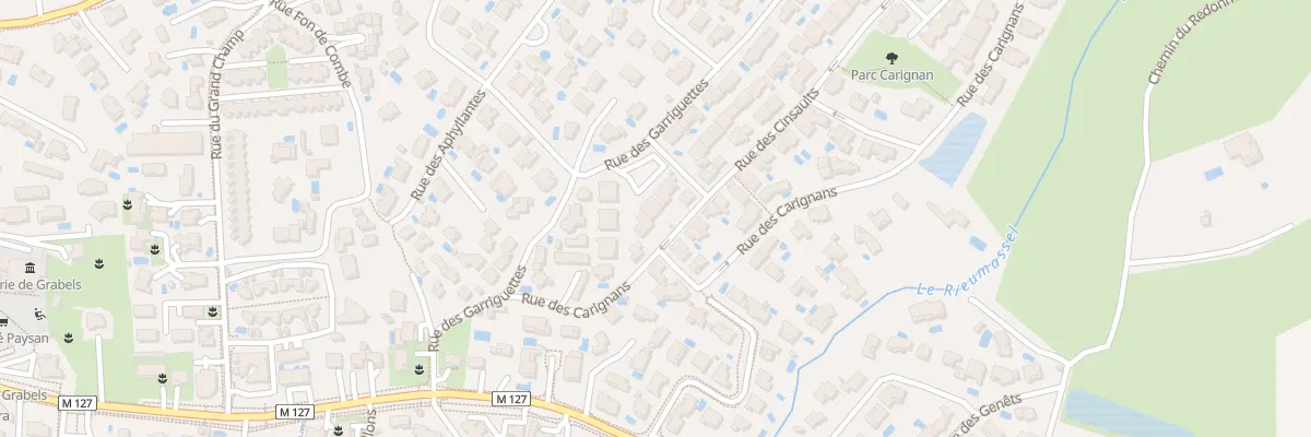 Plan du 23 Rue des Cinsaults à Grabels