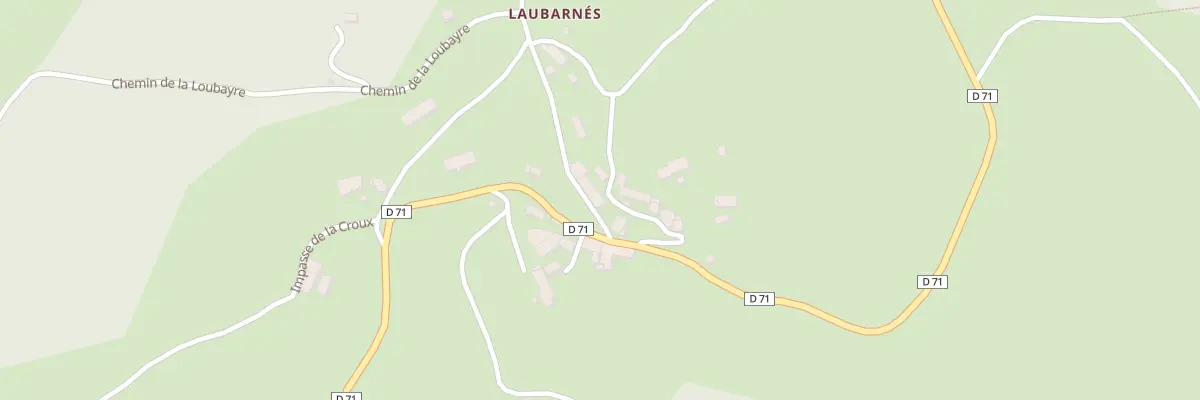 Plan du 5017 Laubarnes à Cheylard-l’Évêque
