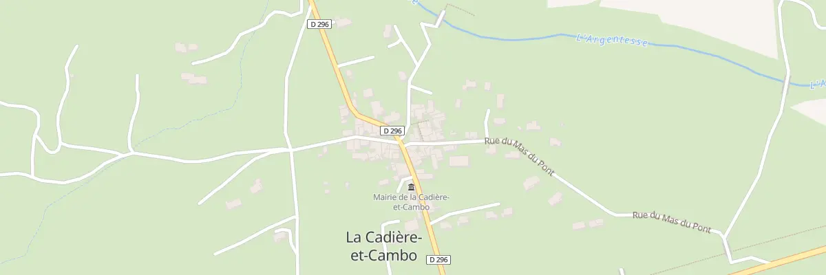 Plan du 5013 Le Village à La Cadière-et-Cambo