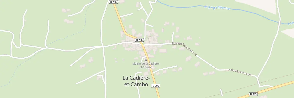 Plan du 5025 Le Village à La Cadière-et-Cambo