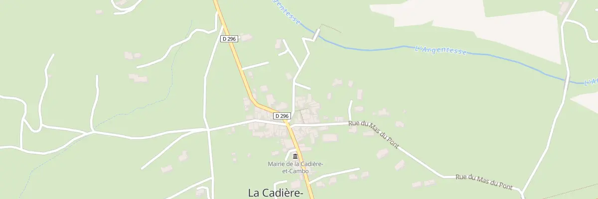Plan du 5040 Le Village à La Cadière-et-Cambo