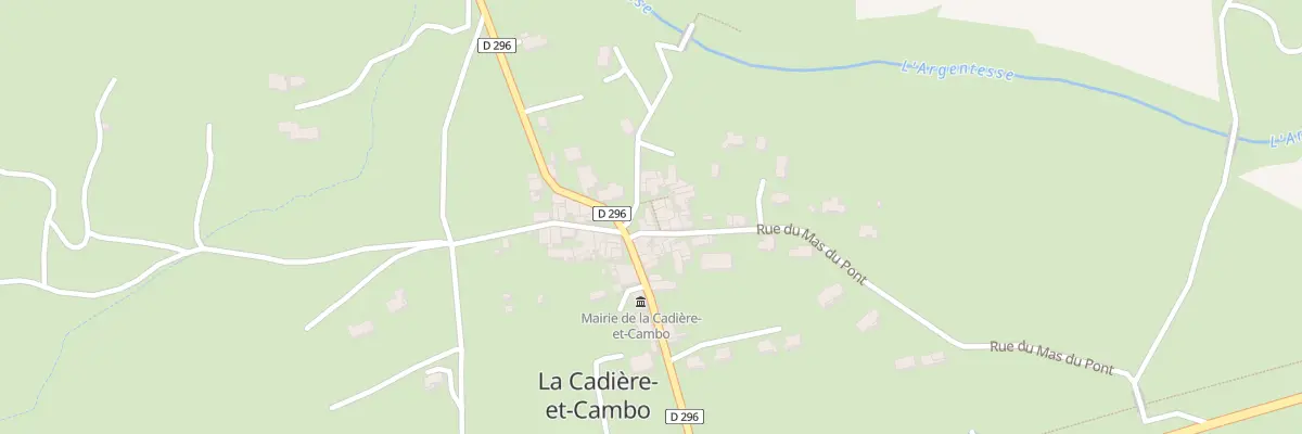 Plan du 5035 Le Village à La Cadière-et-Cambo